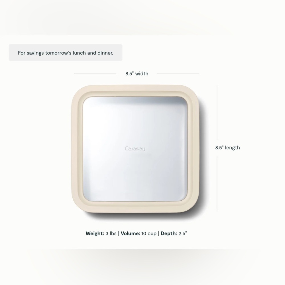 Caraway Large (10 cup) Food Storage Container
